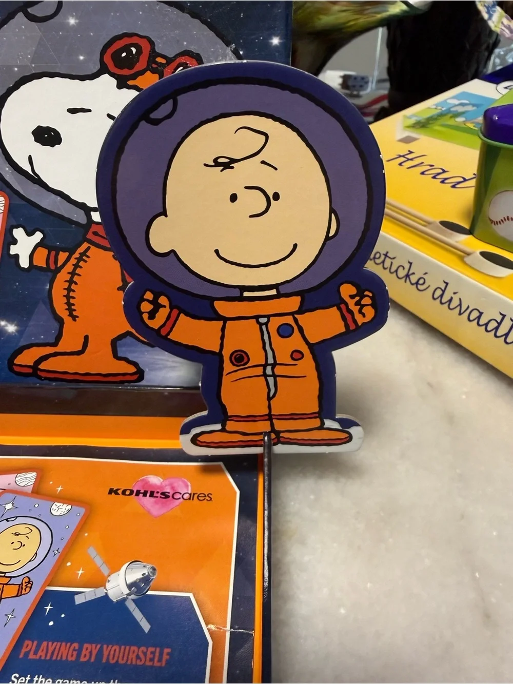 Peanuts Space Card Game - Pink & Purple Art Cards